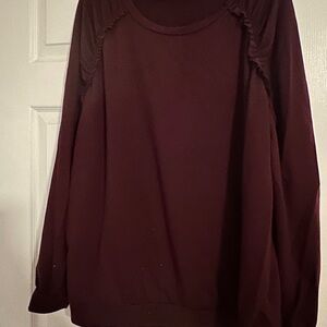 Motherhood Maternity Knit Top (Burgundy)
